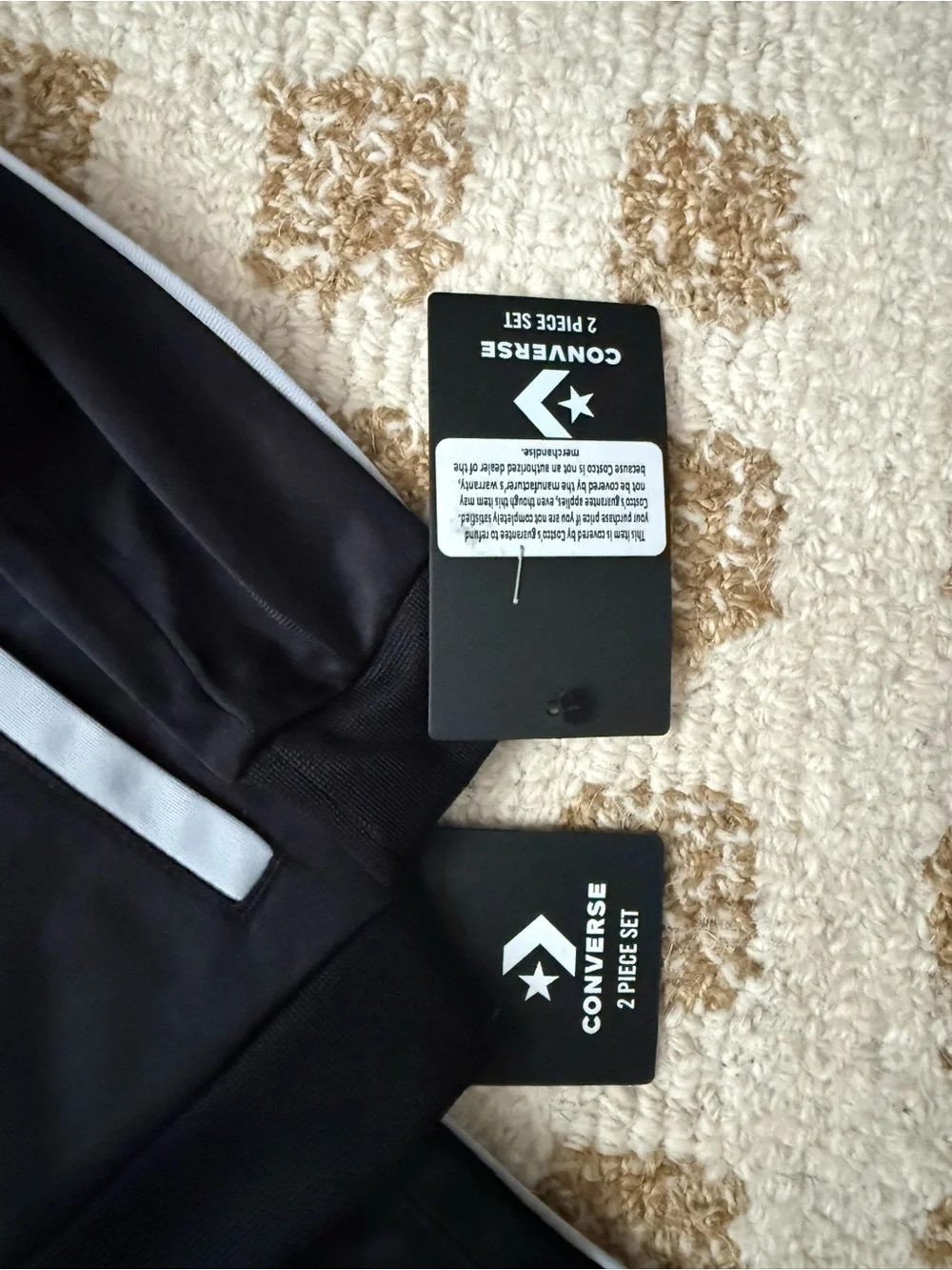 Converse Black and White Kids Tracksuit Set
